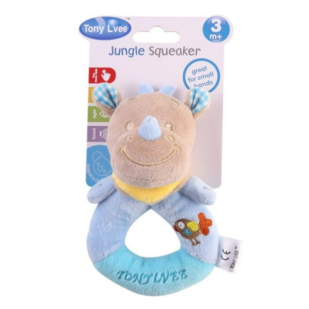 Cute Infant Animal Rattle Hand Bells Stuffed Plush Toy Kids Educational Toy T